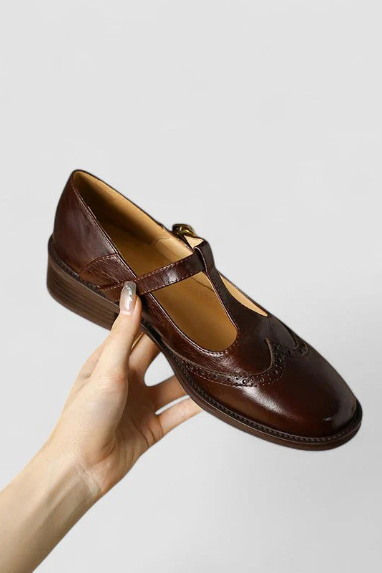Women’s FlexiComfort Leather Flat Shoes