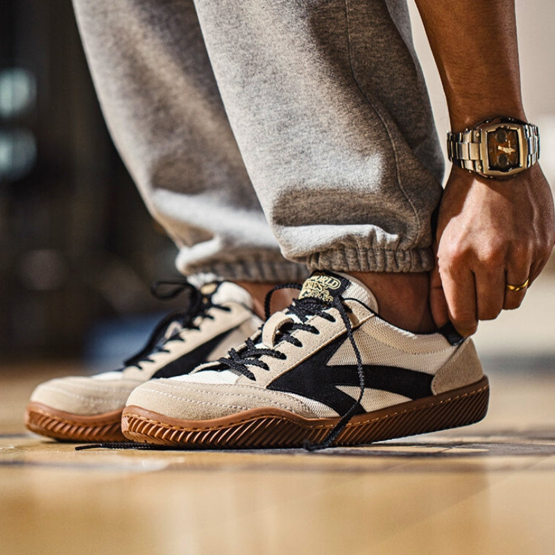 Men's Sneakers Suede Canvas Gum Sole