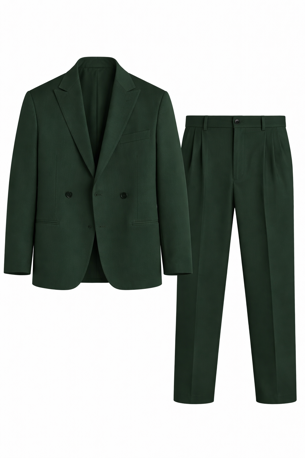 Men’s Tailored Formal Suit Set | Structured Two-Piece