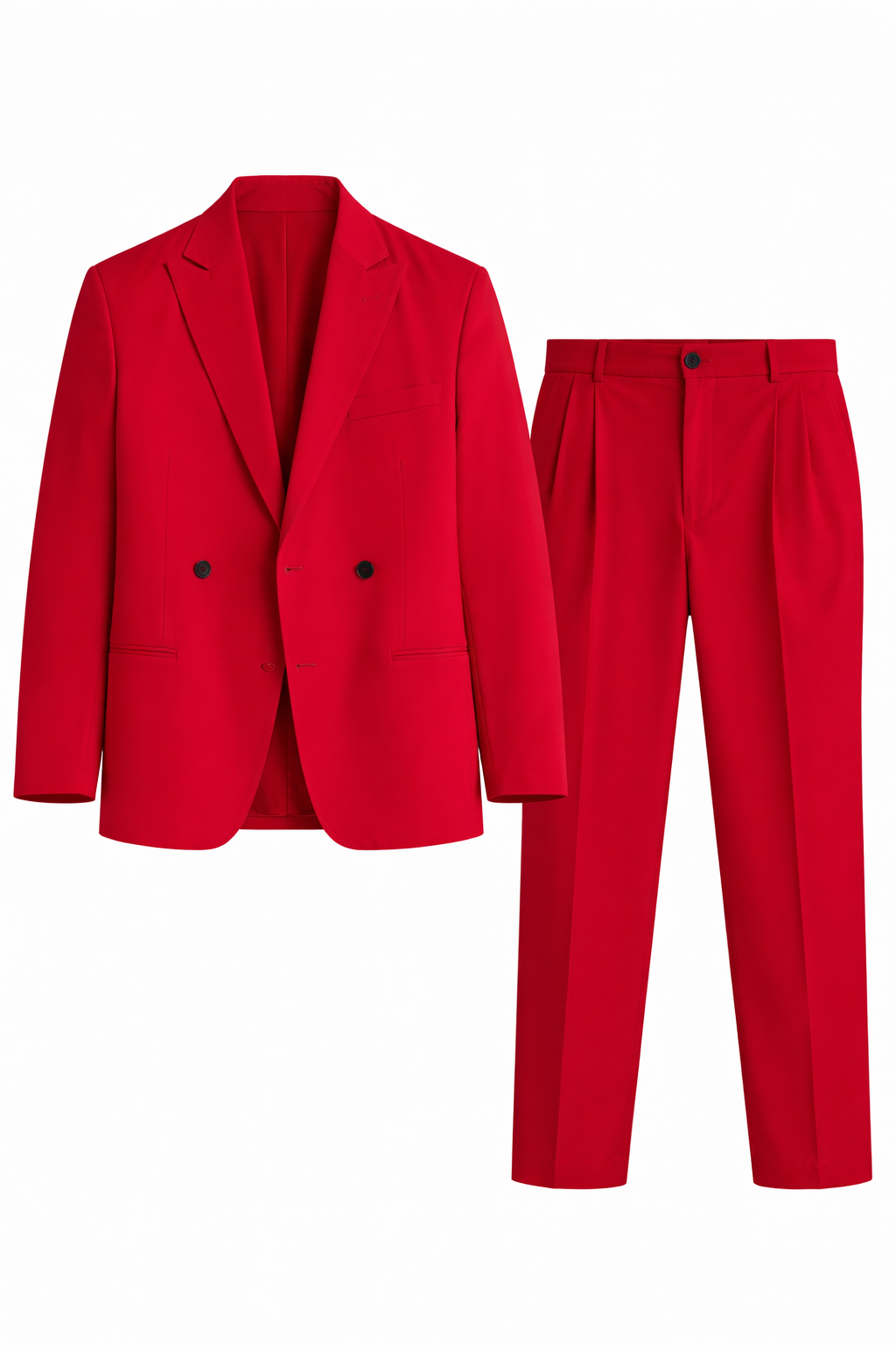 Men’s Tailored Formal Suit Set | Structured Two-Piece