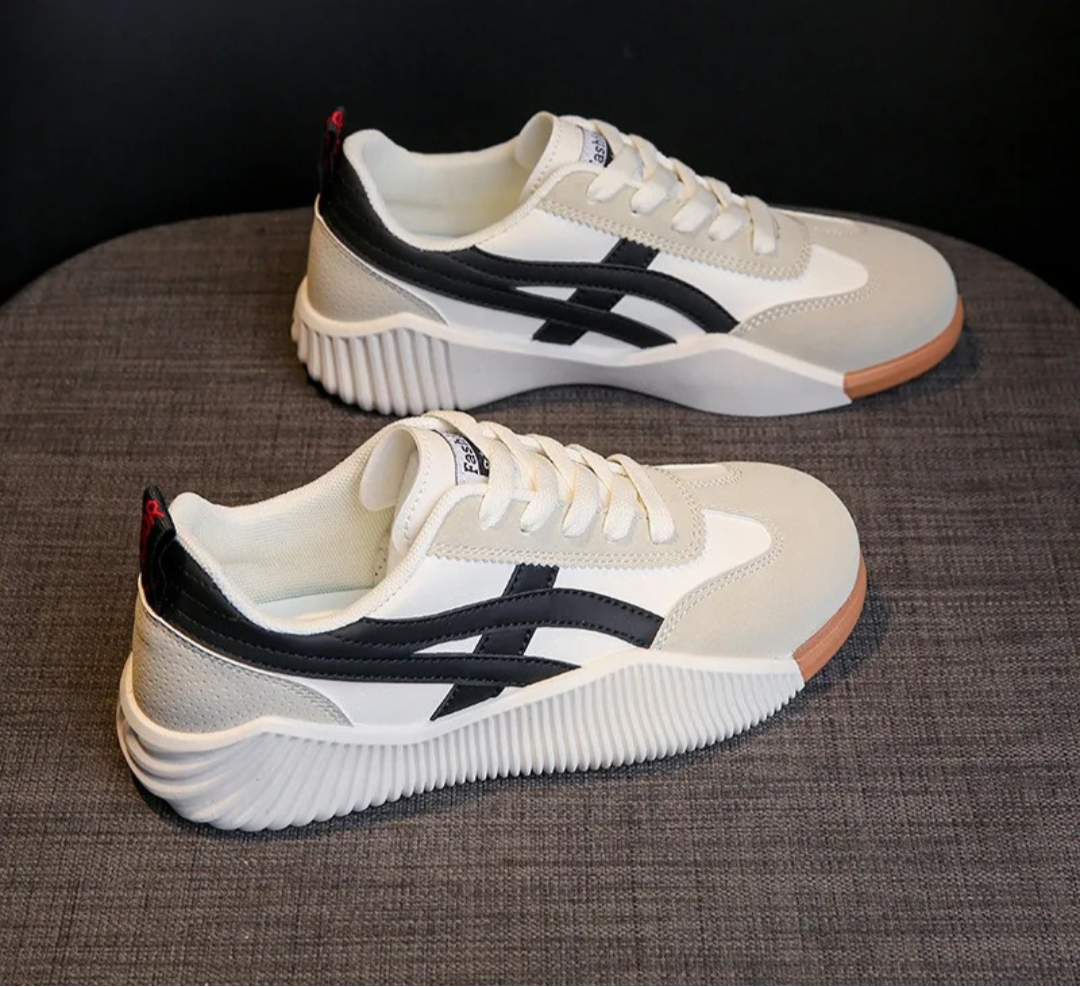 Women’s Platform Casual Lace-Up Trainers