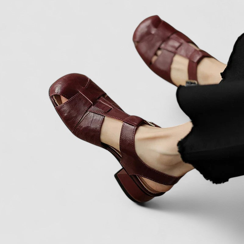 Women’s Closed-Toe Sandals | Adjustable Slingback Style