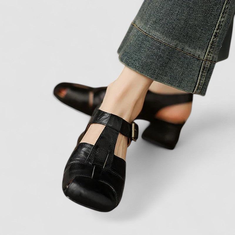 Women’s Closed-Toe Sandals | Adjustable Slingback Style