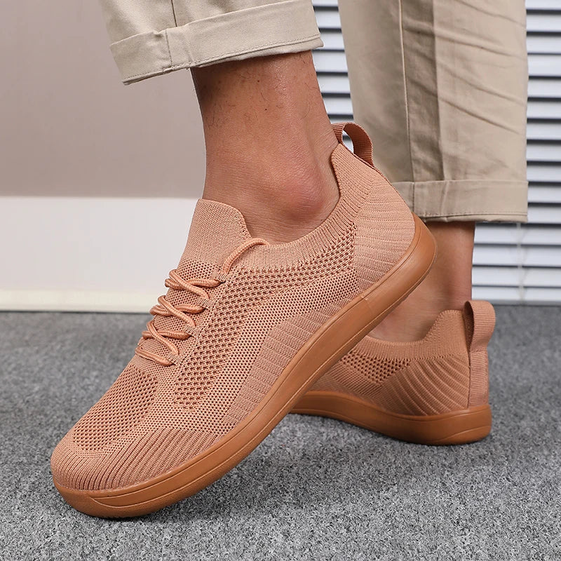Men’s Breathable Mesh Trainers | Lightweight Cushioned Walking Sneakers