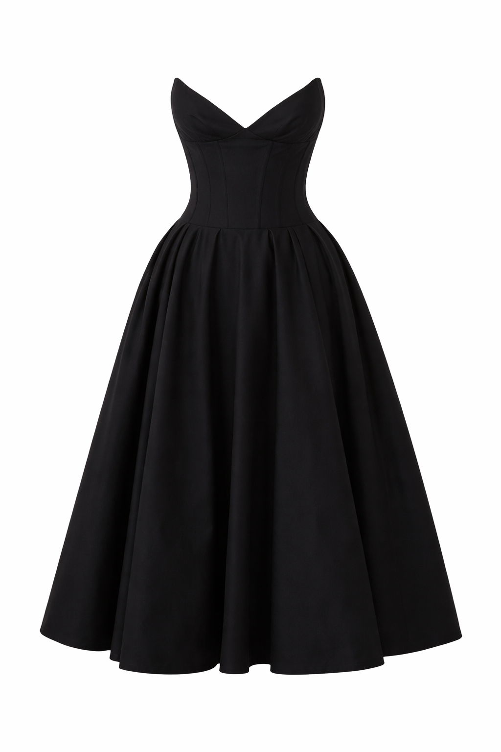Women's Burgundy Corset Dress Midi