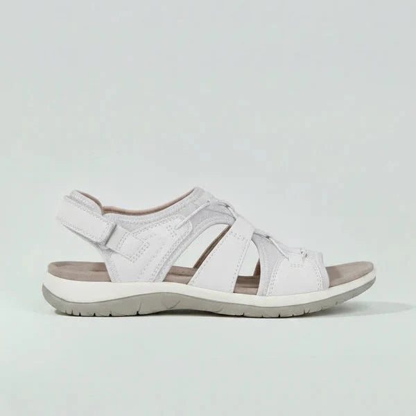 Women's Sandals Adjustable Strap Open Toe - White