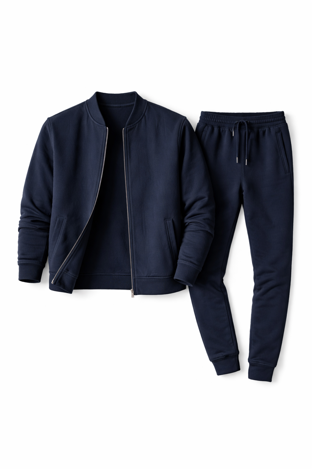Men's Zip Athleisure Tracksuit Set