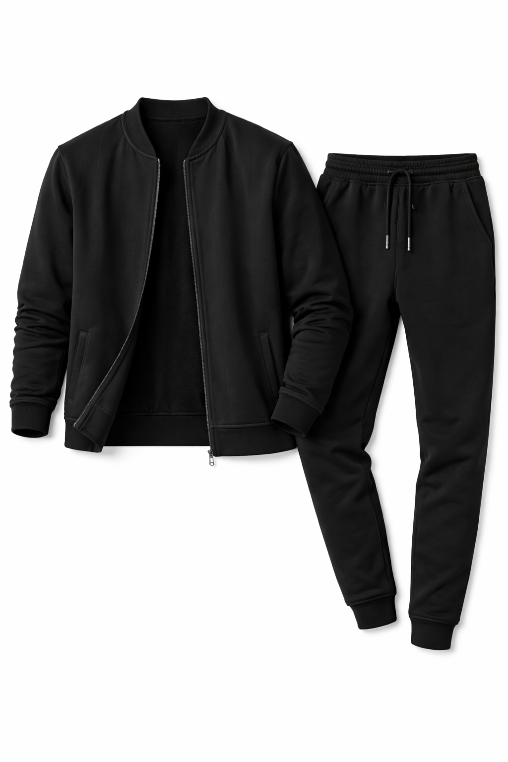 Men's Zip Athleisure Tracksuit Set