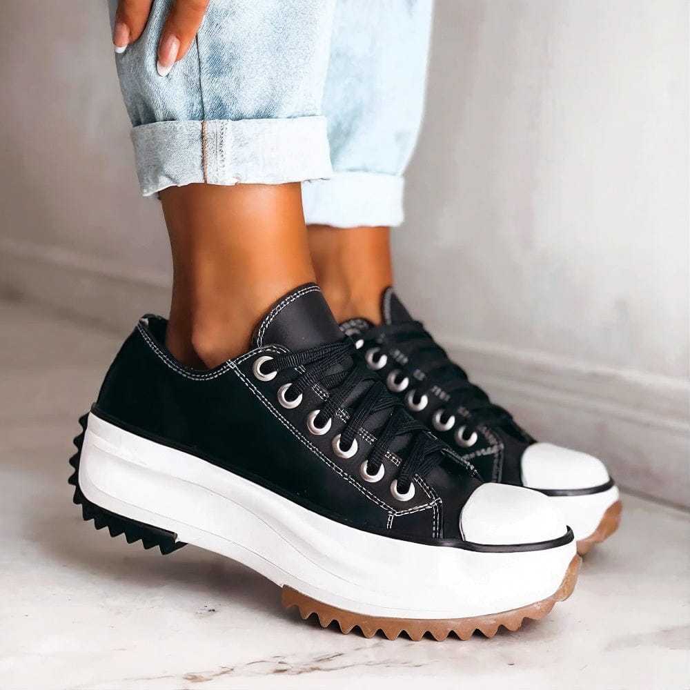 Women’s Beige Casual Platform Trainers