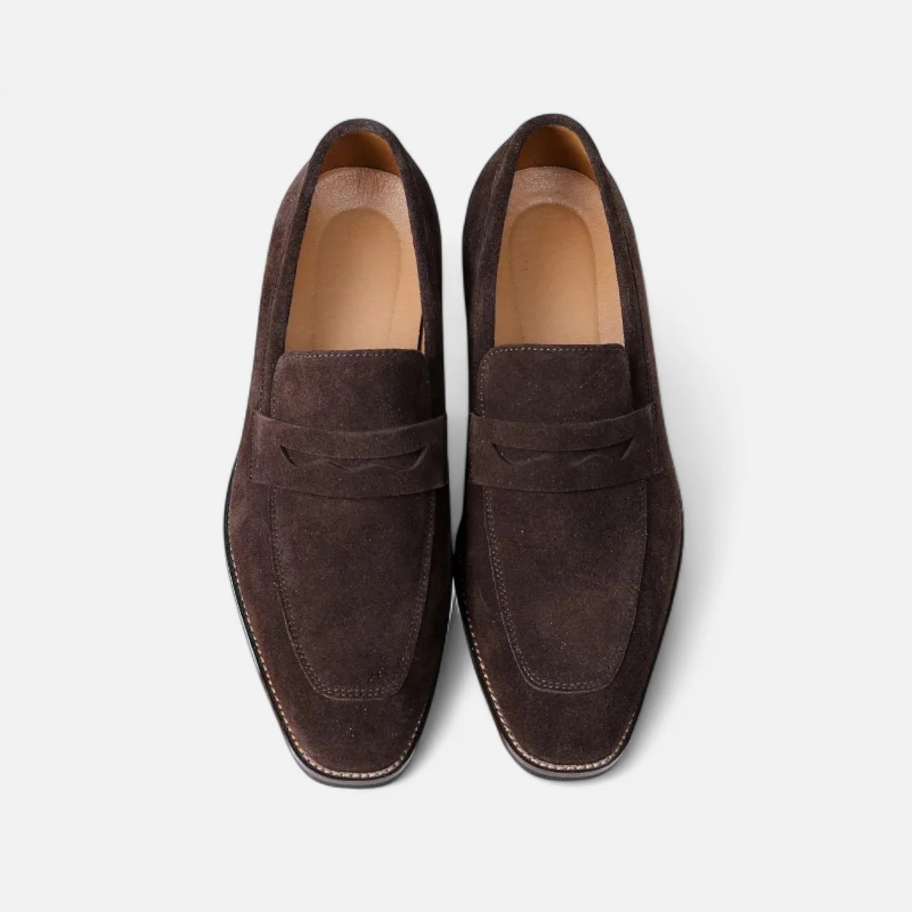 Men’s Suede Penny Loafers | Classic Slip-On