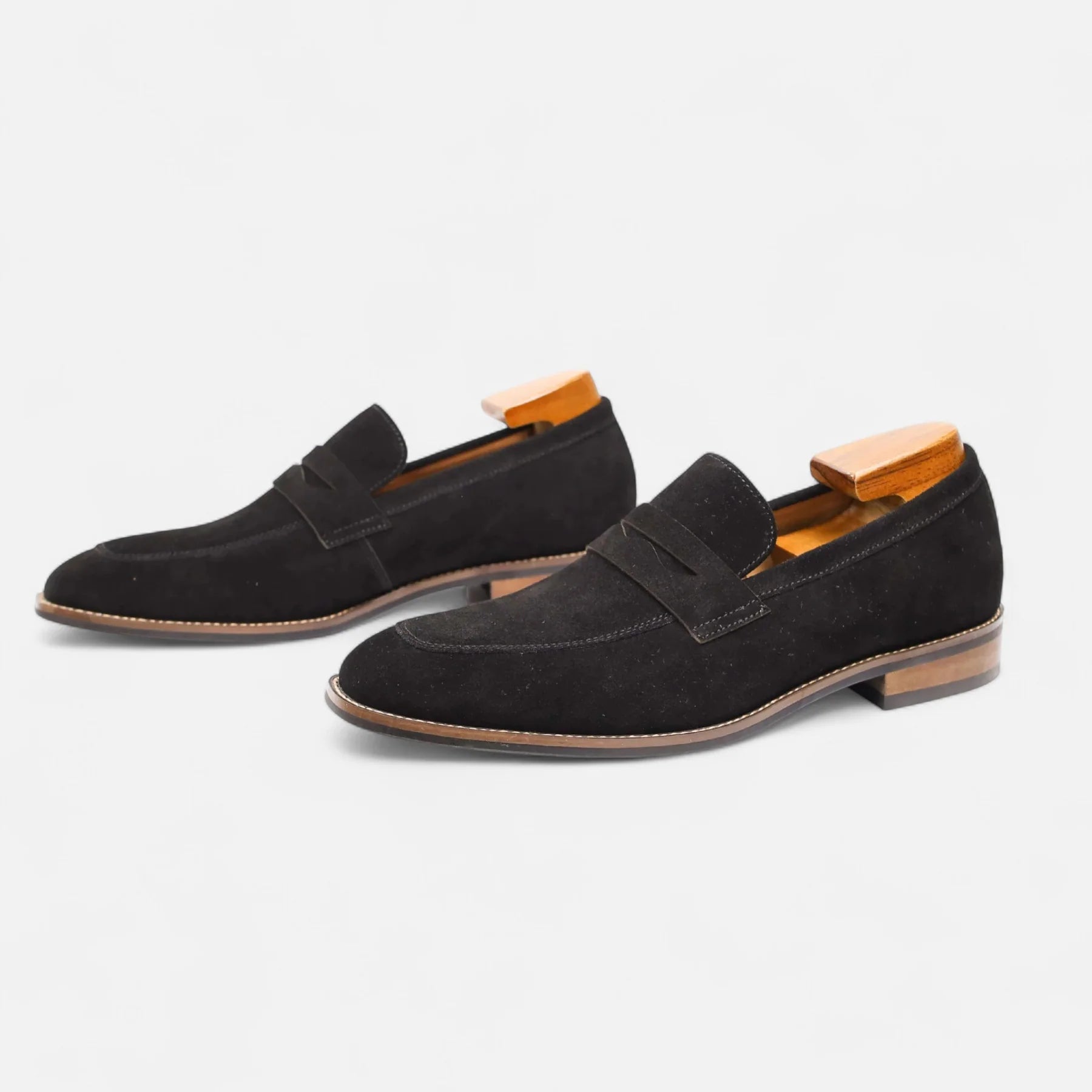 Men’s Suede Penny Loafers | Classic Slip-On
