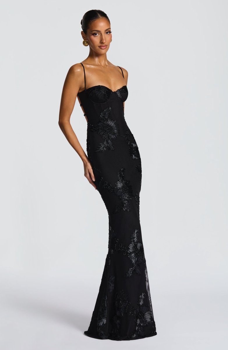 Women's Elegant mermaid-style gown | Lace-Up Back Evening Dress