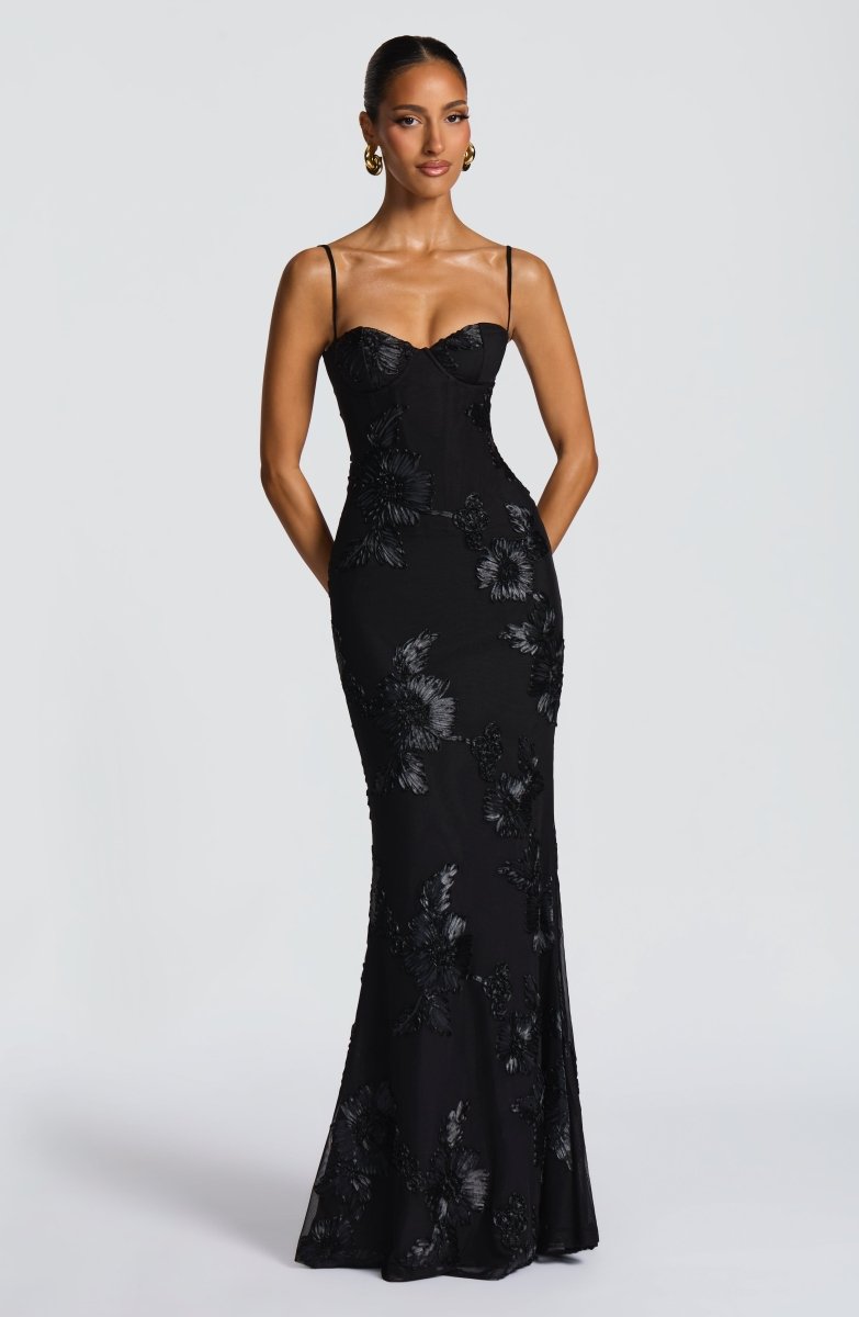 Women's Elegant mermaid-style gown | Lace-Up Back Evening Dress