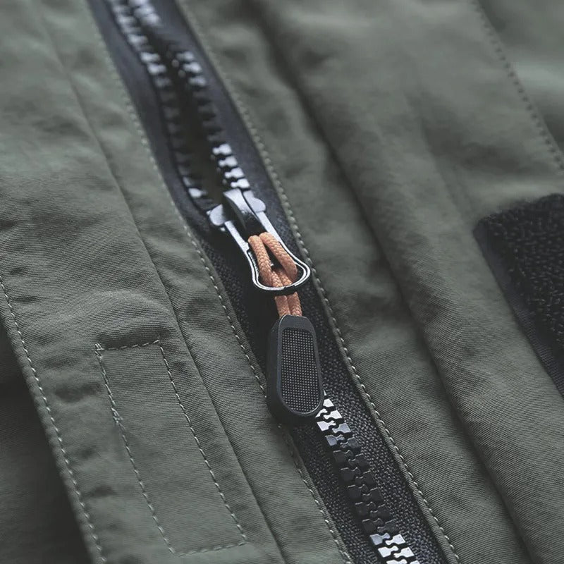 Men's Hooded Jacket Zip-Up Relaxed Fit