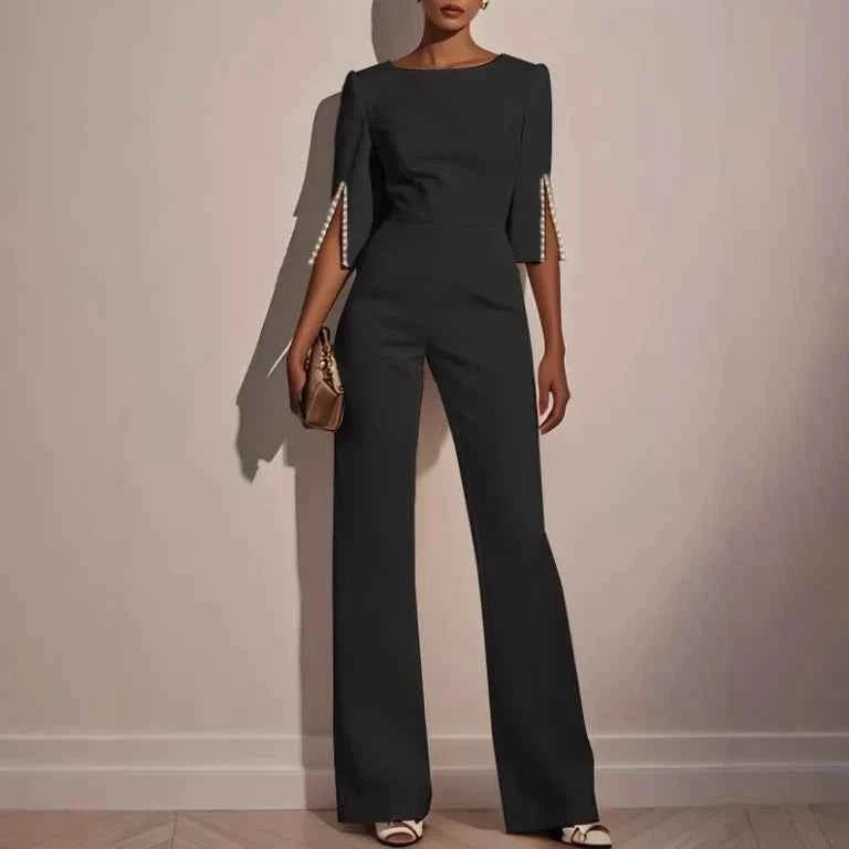 Women’s Tailored Wide-Leg Jumpsuit