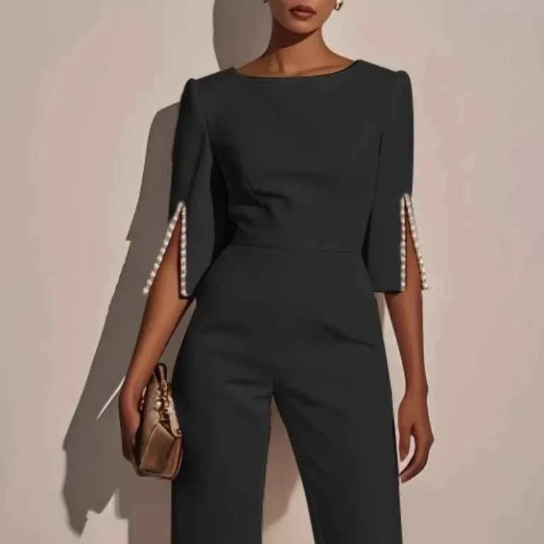 Women’s Tailored Wide-Leg Jumpsuit