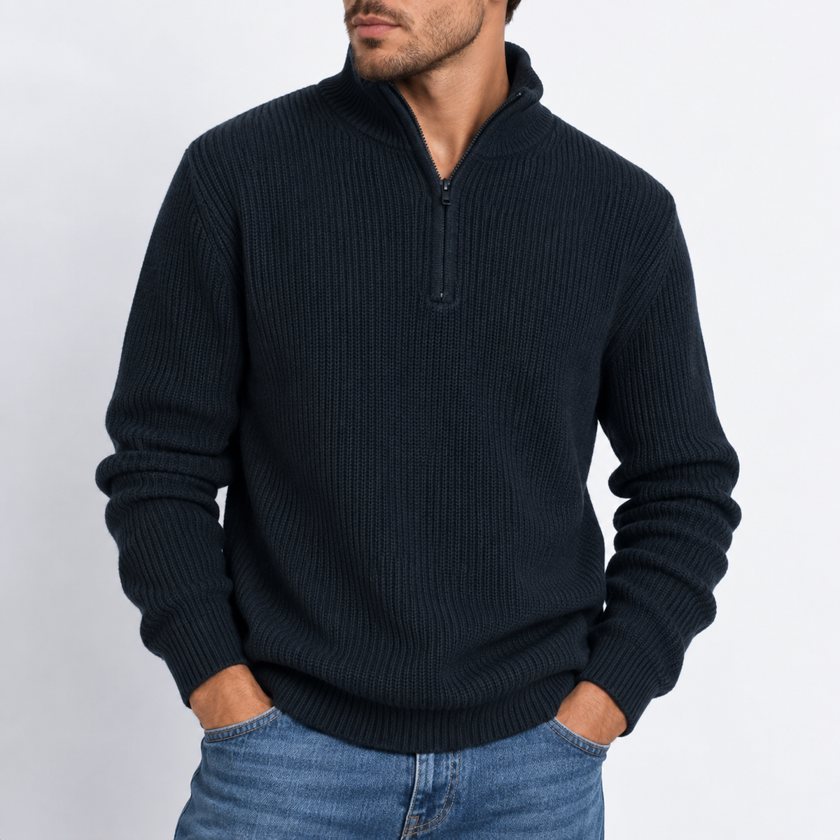 robert-herren-lassige-pullover-mit-reissverschluss-87