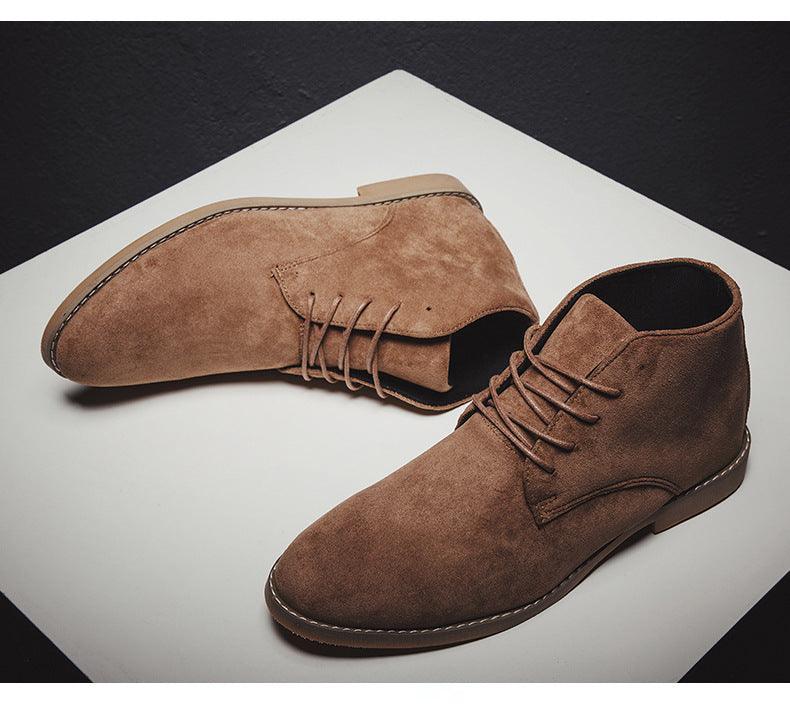 Men's Chukka Boot Suede Lace-Up Ankle - Brown