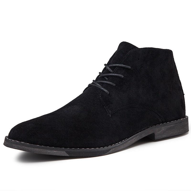 Men's Chukka Boot Suede Lace-Up Ankle - Black