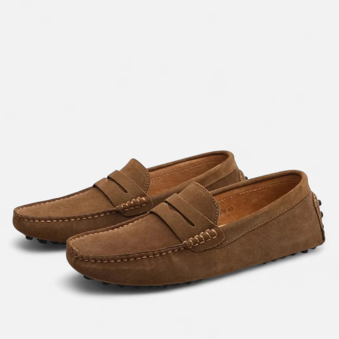 Men’s Leather Driving Loafers | Classic Slip-On