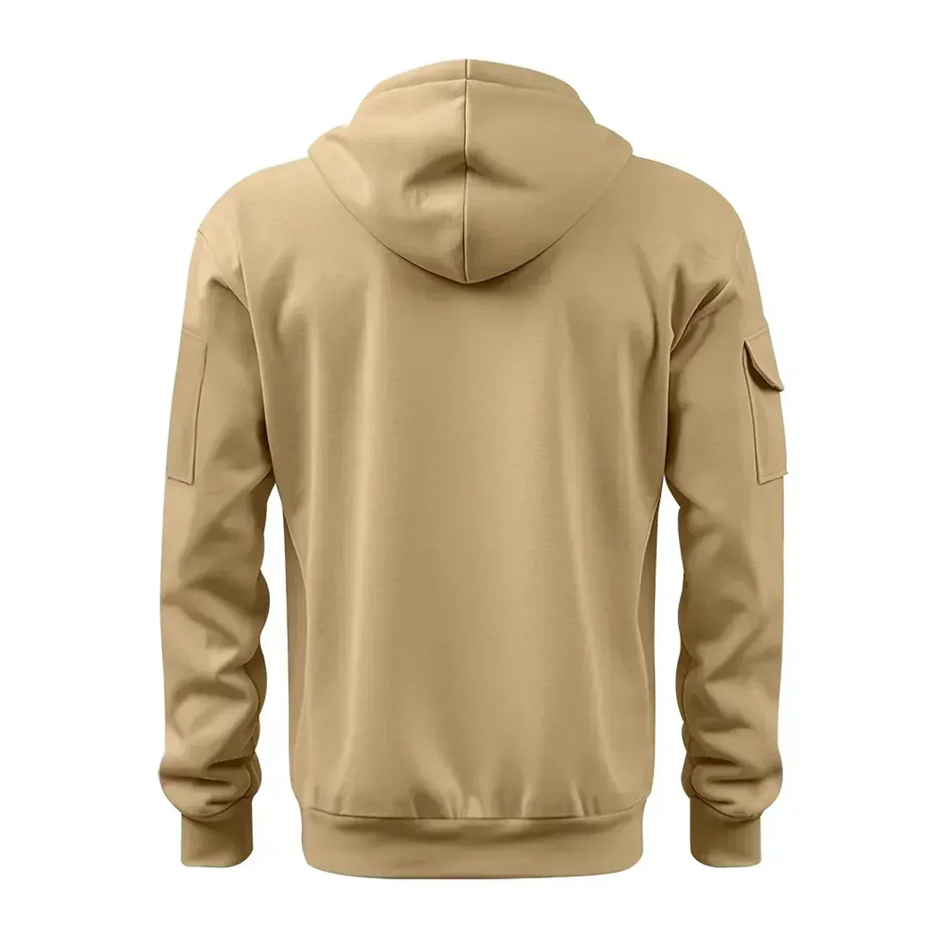Men's Hoodie Half-Zip Cargo Pocket Fleece