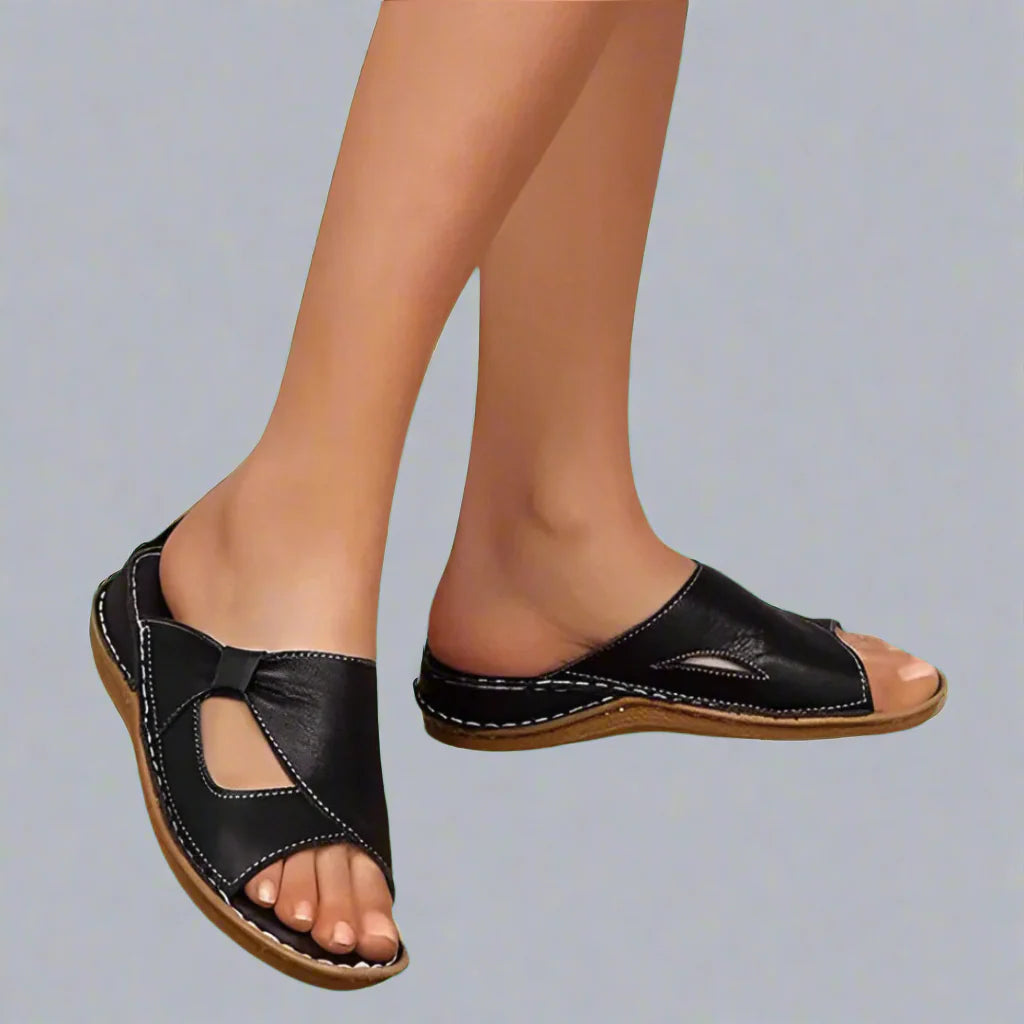 Women’s Comfort Sandals | Cut-Out Slip-On