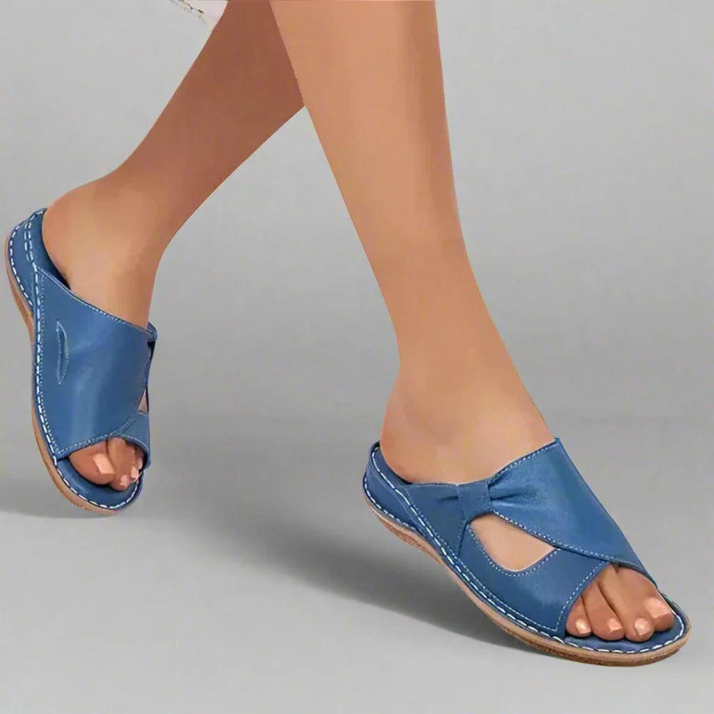 Women’s Comfort Sandals | Cut-Out Slip-On