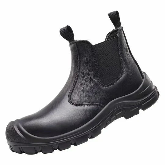 Women's Chelsea ankle boots with elastic side panels and textured soles