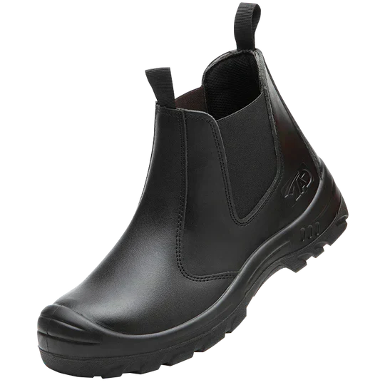 Women's Chelsea ankle boots with elastic side panels and textured soles
