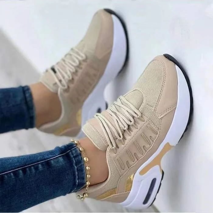 Women’s Air-Cushion Walking Trainers | Lightweight Breathable Support Sneakers