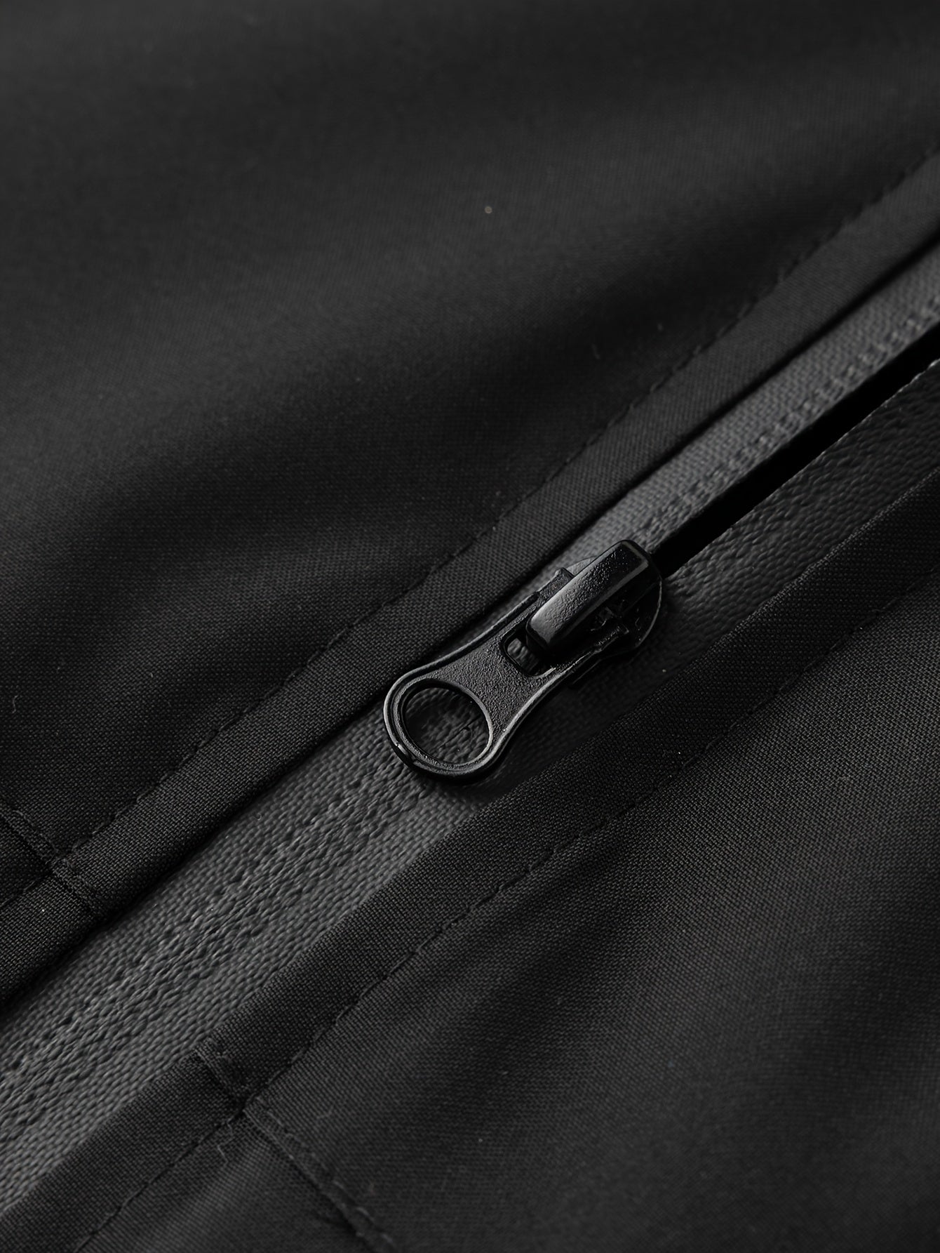 Men's Hooded Jacket Colour-Block Zip-Up