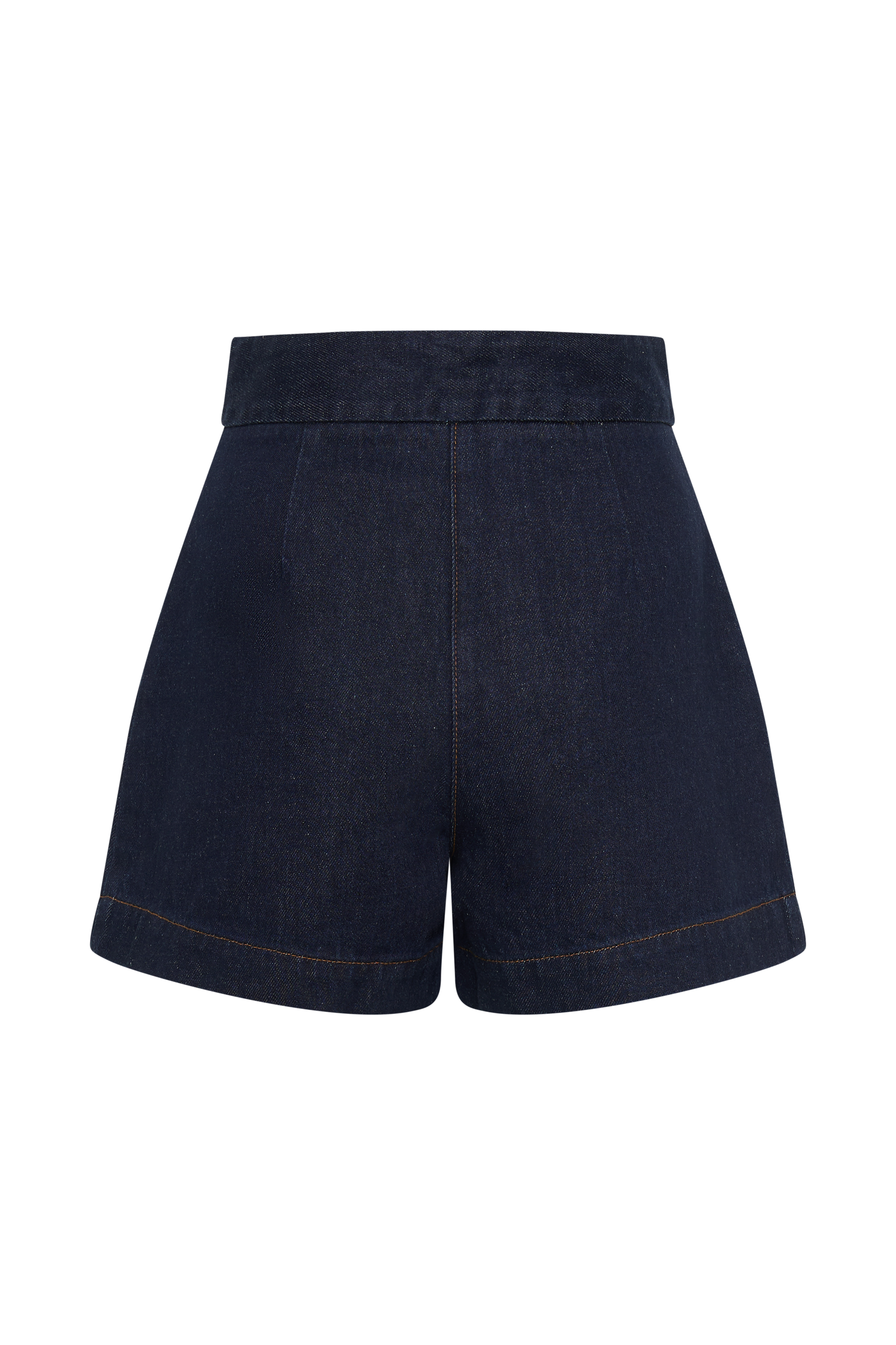 Women’s High-Waisted Relaxed Denim Shorts | Dark Wash Summer Shorts