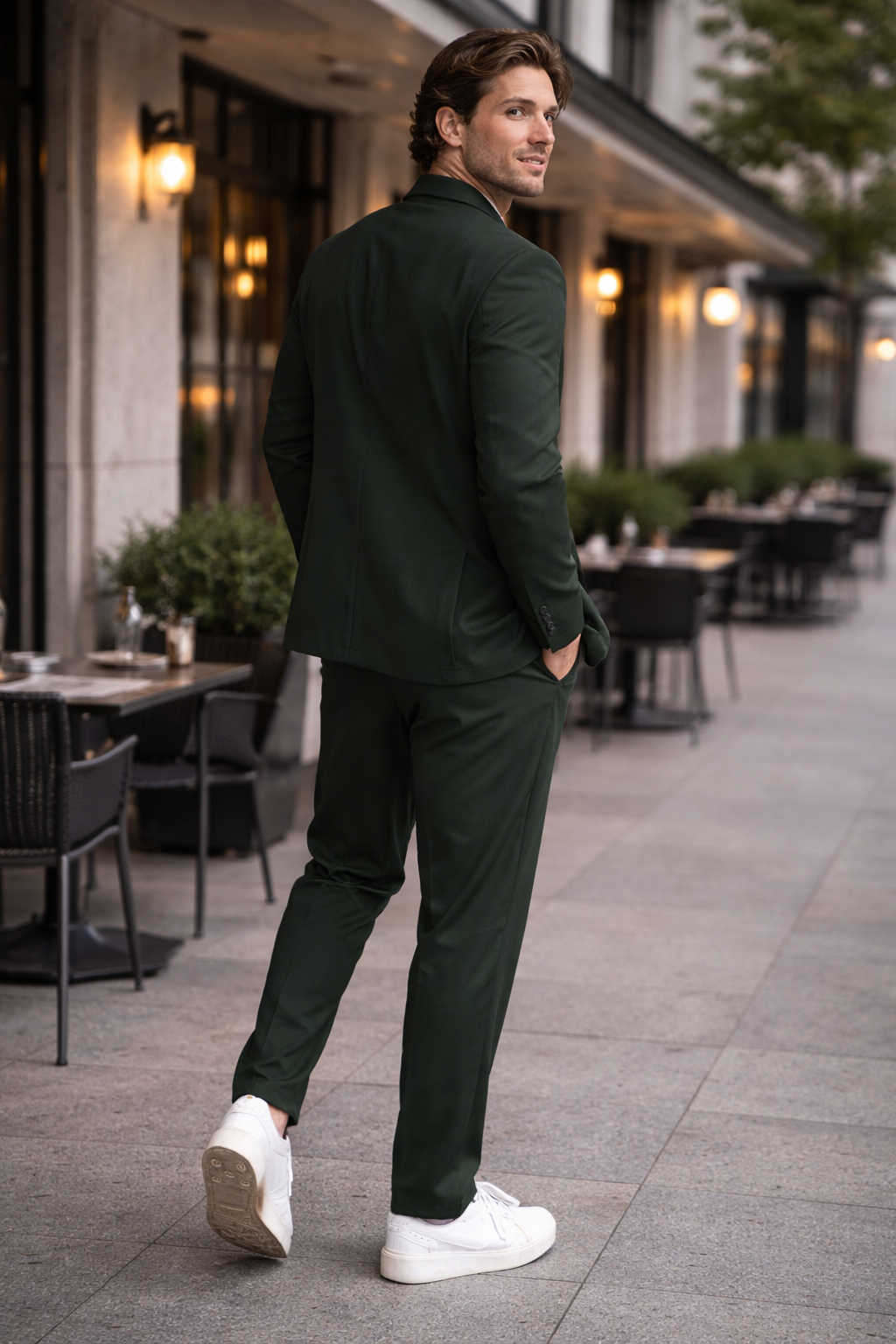 Men’s Tailored Formal Suit Set | Structured Two-Piece