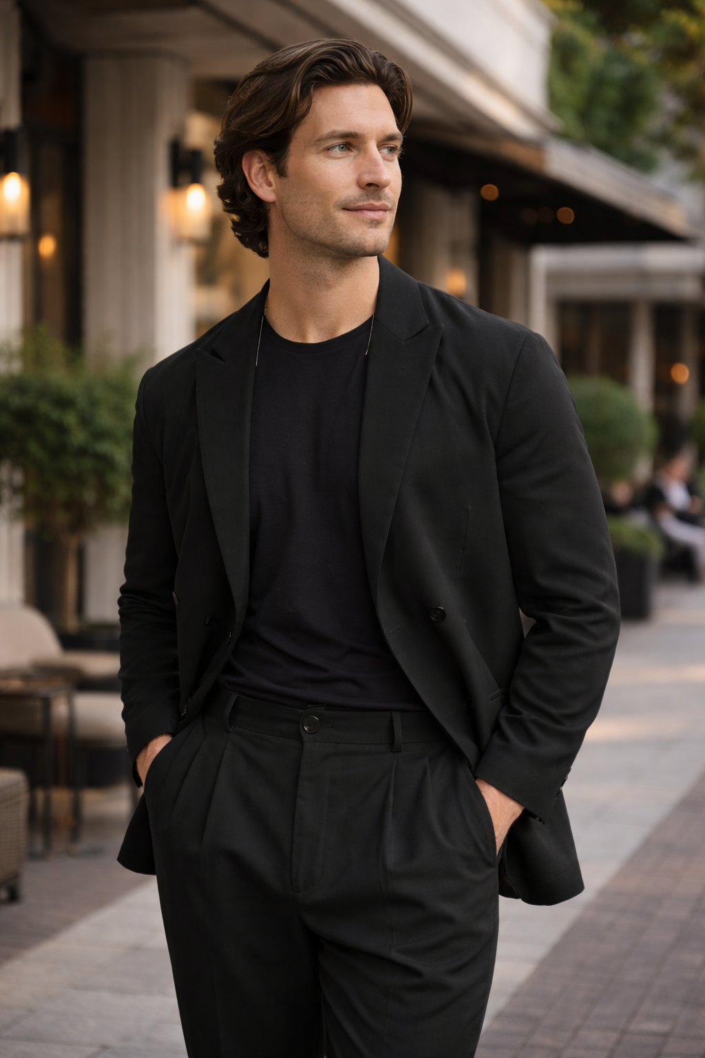 Men’s Tailored Formal Suit Set | Structured Two-Piece