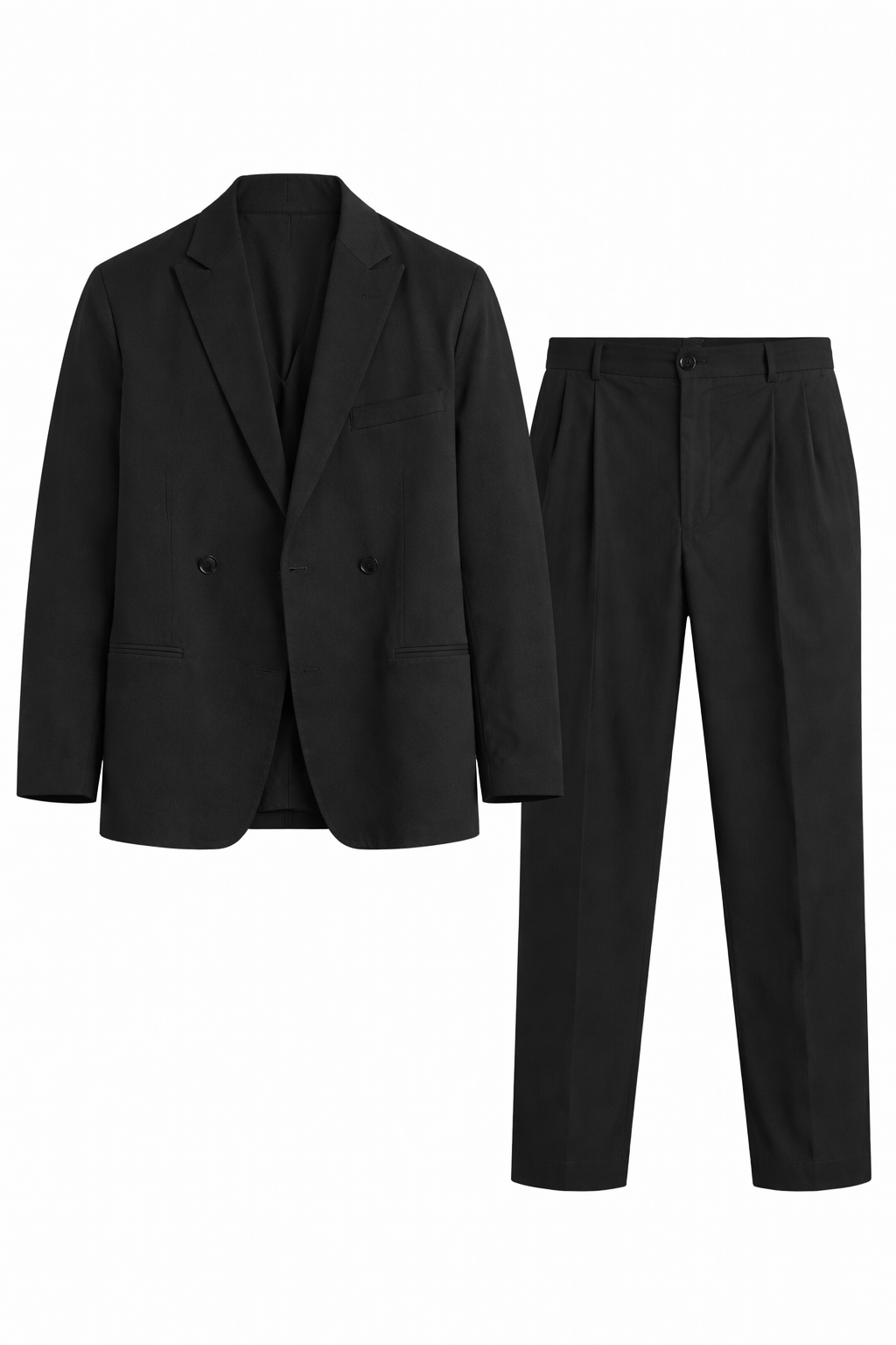 Men’s Tailored Formal Suit Set | Structured Two-Piece
