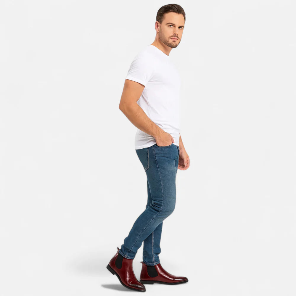 Men’s Leather Chelsea Boots | Venthia – Classic Ankle Boots