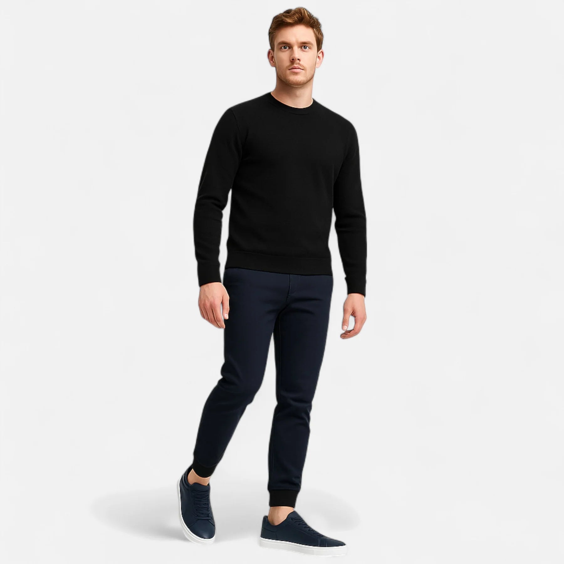 Men’s Leather Slip-On Trainers | Minimal Low-Top