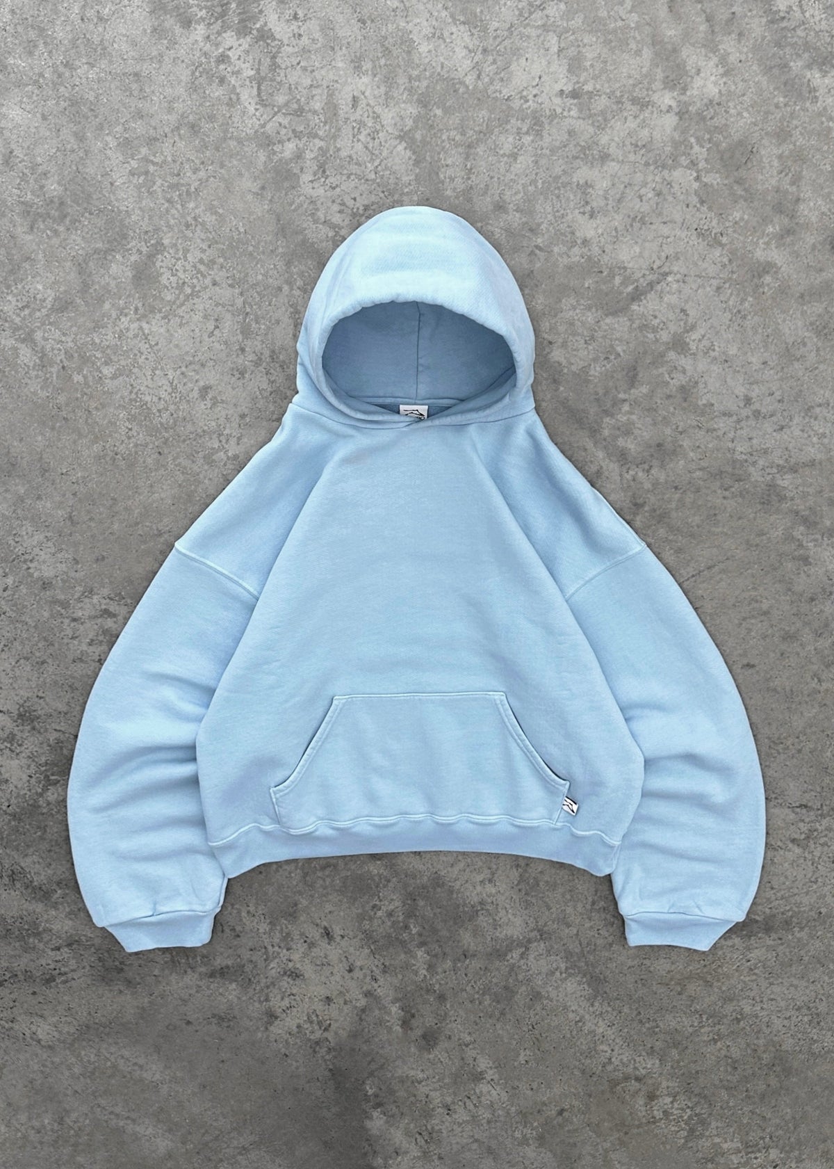 Unisex hooded pullover sweatshirt with long sleeves and kangaroo pocket