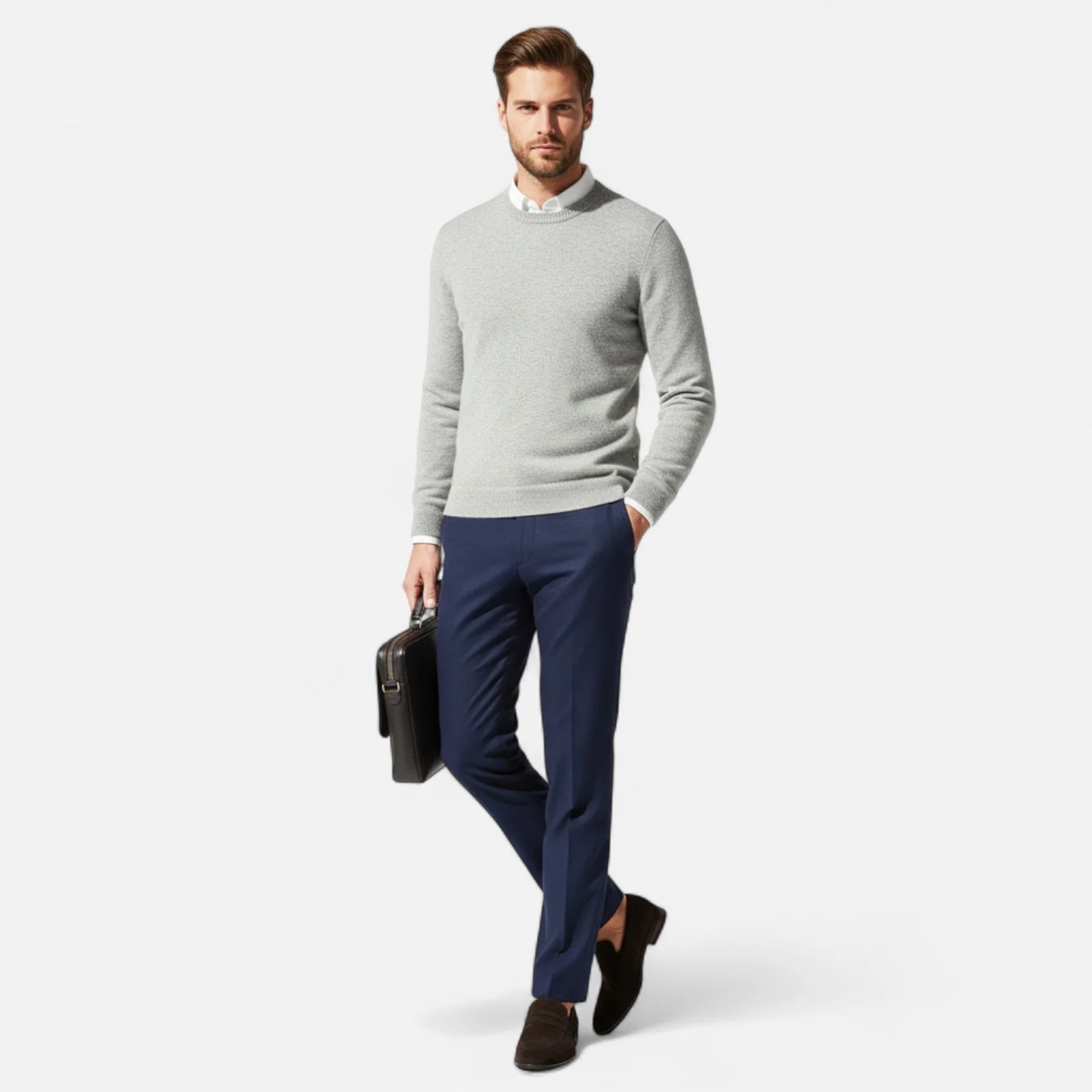 Men’s Suede Penny Loafers | Classic Slip-On
