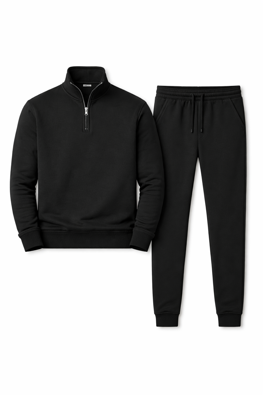 Men’s Half-Zip Tracksuit Set | Tapered Jogger Co-ord