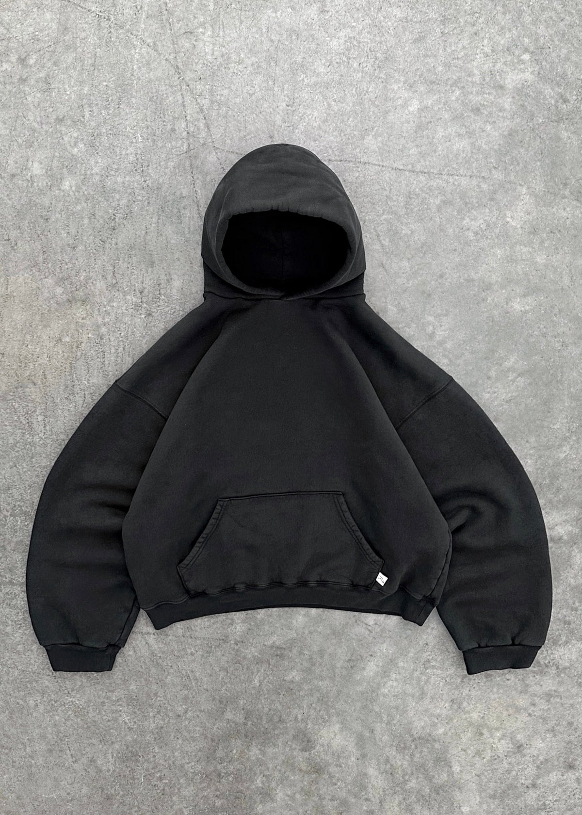 Unisex hooded pullover sweatshirt with long sleeves and kangaroo pocket