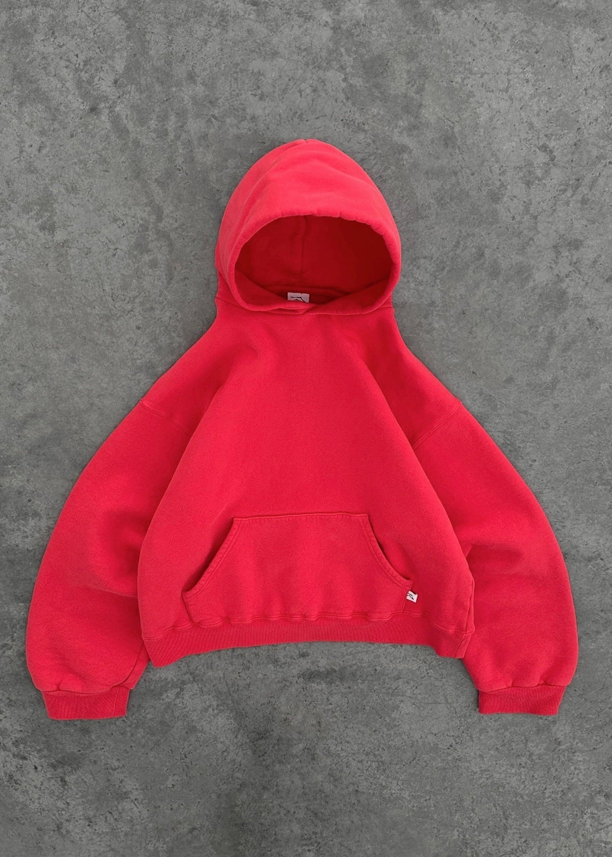 Unisex hooded pullover sweatshirt with long sleeves and kangaroo pocket