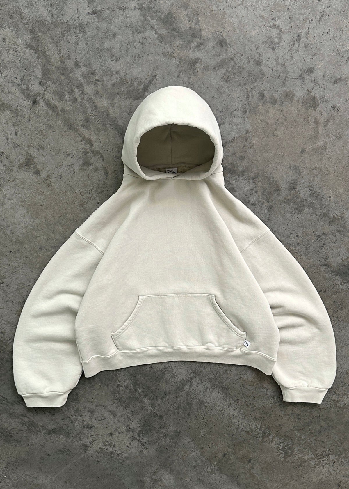Unisex hooded pullover sweatshirt with long sleeves and kangaroo pocket