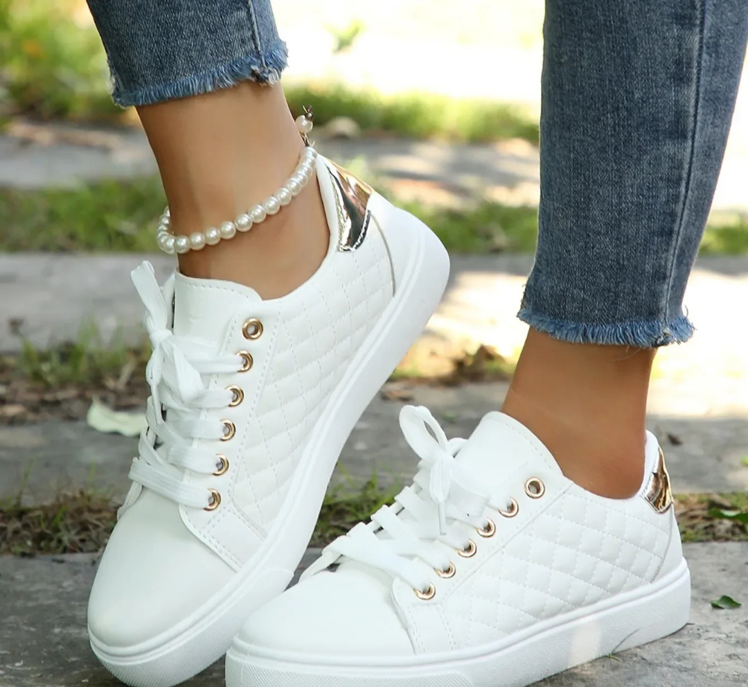 Women’s Casual Trainers Lace-Up Shoes