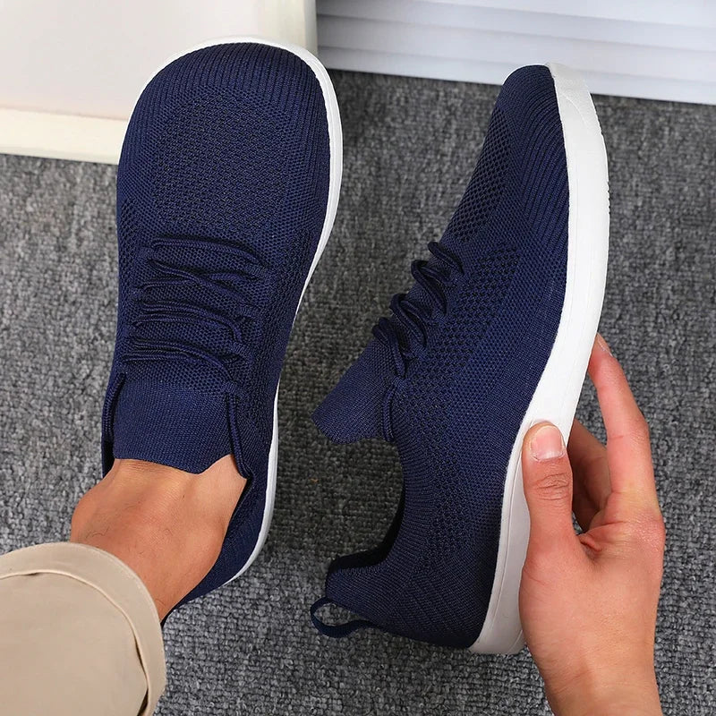 Men’s Breathable Mesh Trainers | Lightweight Cushioned Walking Sneakers