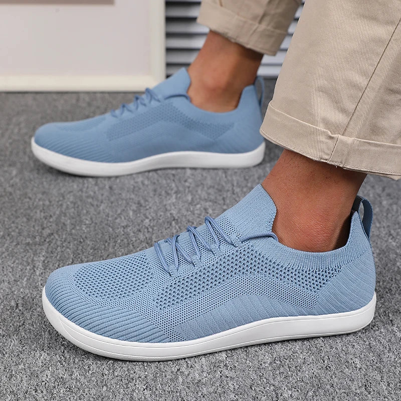 Men’s Breathable Mesh Trainers | Lightweight Cushioned Walking Sneakers