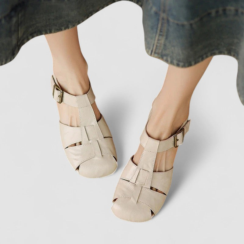 Women’s Closed-Toe Sandals | Adjustable Slingback Style