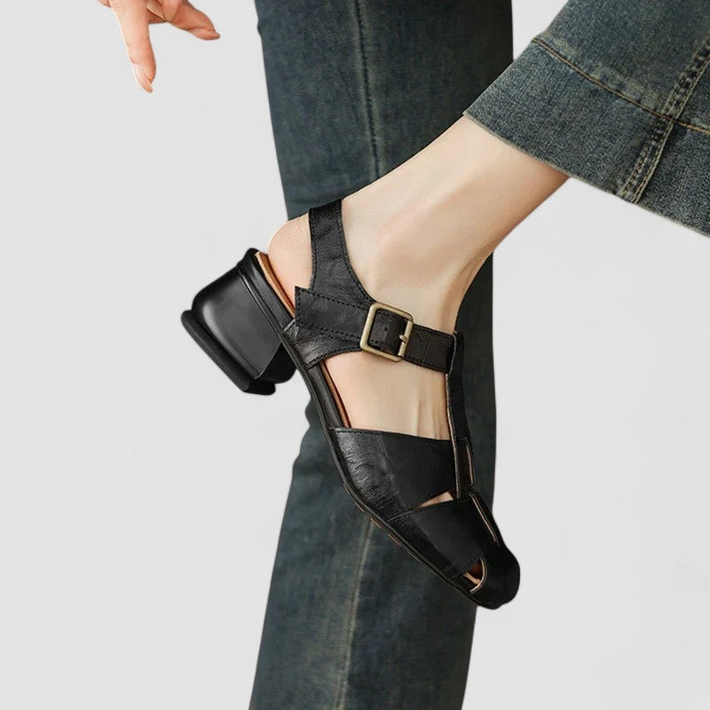 Women’s Closed-Toe Sandals | Adjustable Slingback Style