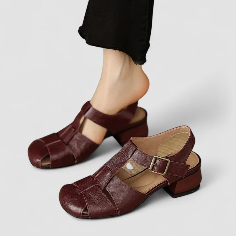 Women’s Closed-Toe Sandals | Adjustable Slingback Style