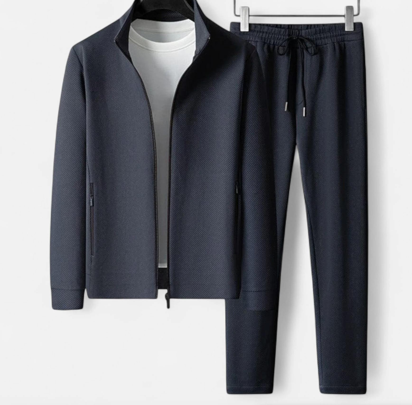 Men’s Tracksuit Set Tapered Fit | Navy